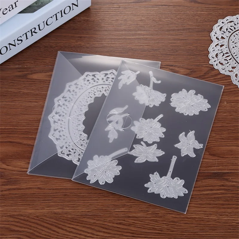 

Rubber Soft Single-side Magnet 10pcs sheet & 10pcs Die Stamp Storage Pockets Flexible Strip For Portable Collect Stamps Cutting