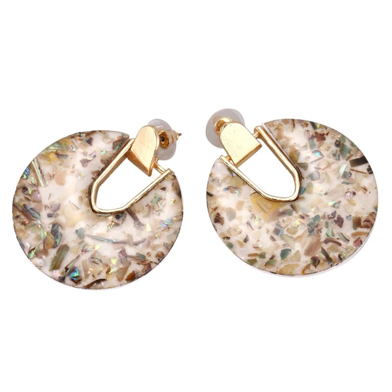 Новые стильные жемчужные круглые Висячие серьги женские Уникальные