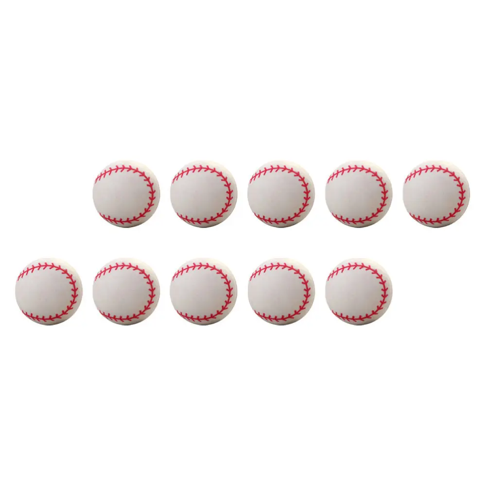 

20Pcs Bounce Balls Baseball Pattern Bouncy Balls Creative Jumping Balls