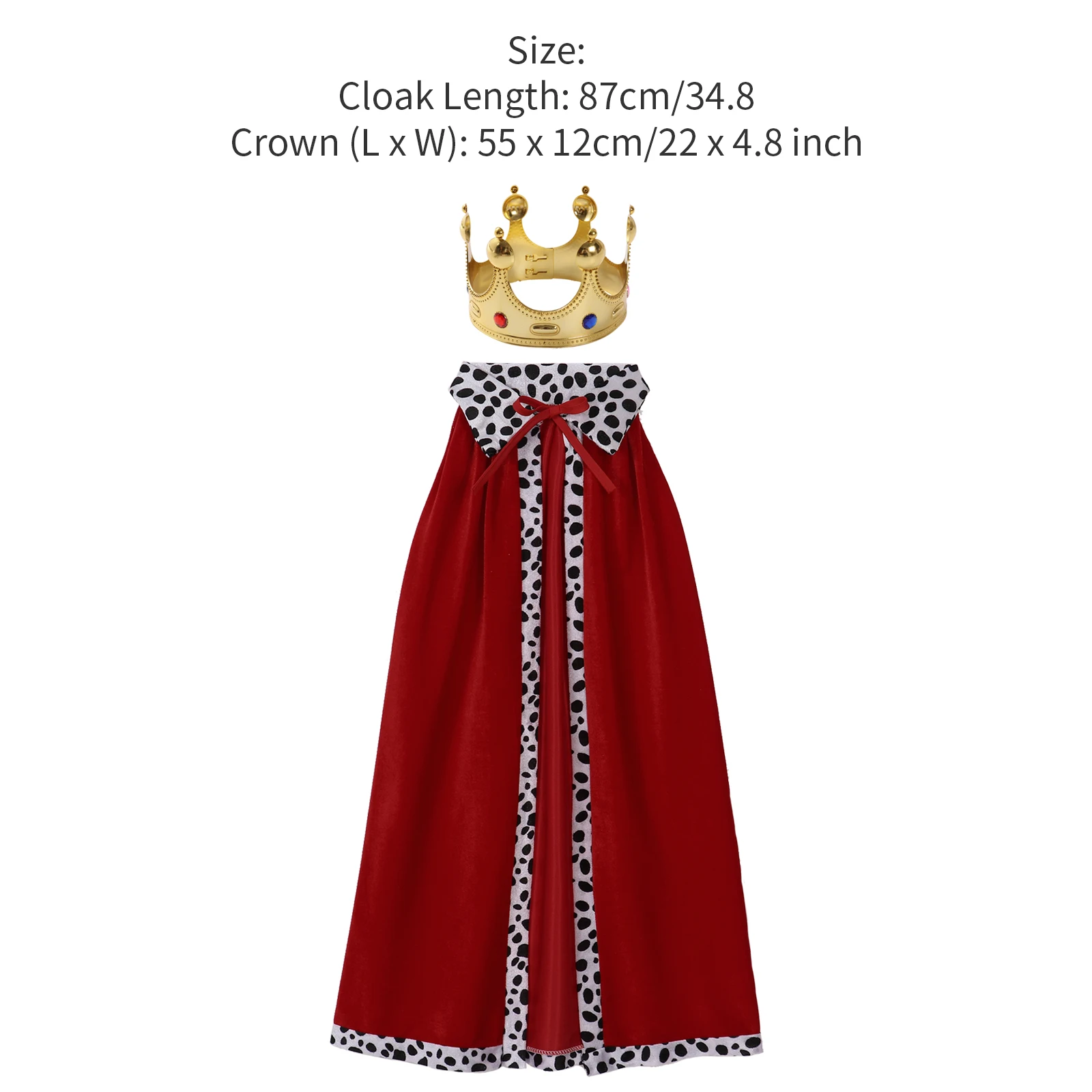 Детская накидка принцессы король-принц на Хэллоуин для девочек и мальчиков