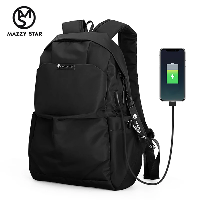 

Рюкзак мужской Mazzy Star, водонепроницаемый, с внешним USB-разъемом, MS_936