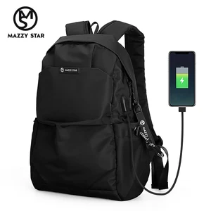 Рюкзак мужской Mazzy Star, водонепроницаемый, с внешним USB-разъемом, MS_936