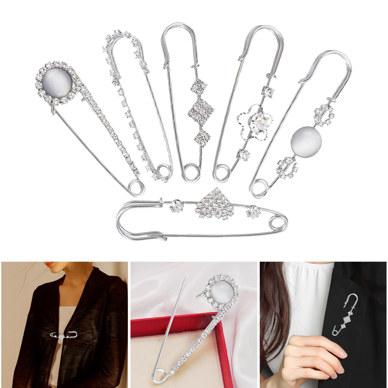 

6 шт. модная обувь с украшением в виде кристаллов, каблук, брошь на шпильке, для свадьбы свадебные фиксированный одежда