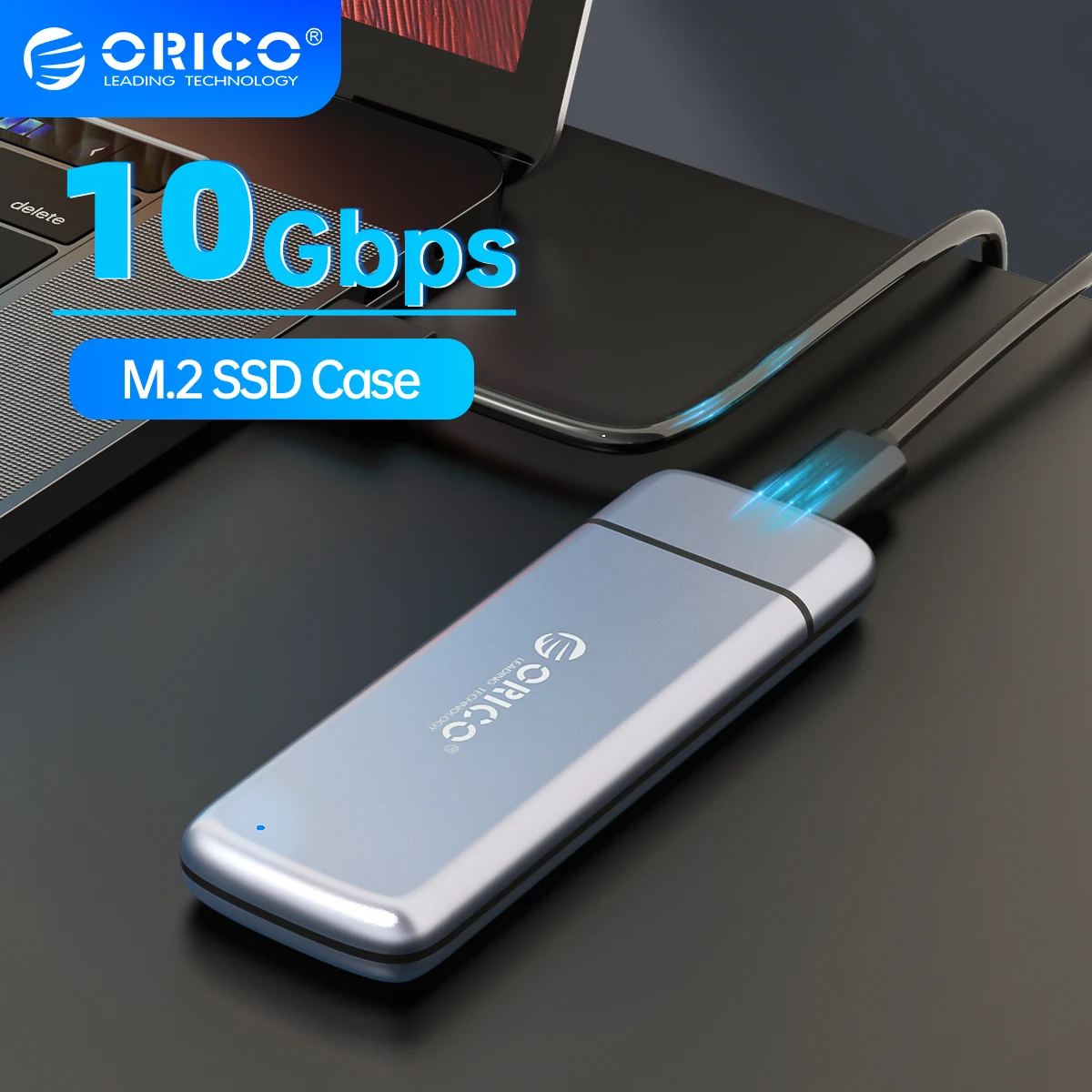 

ORICO M2 SSD Case NVME Enclosure M.2 to USB Type C 3.1 Aluminum alloy Hard Drive Case for NVME PCIE NGFF SATA M/B Key SSD Disk