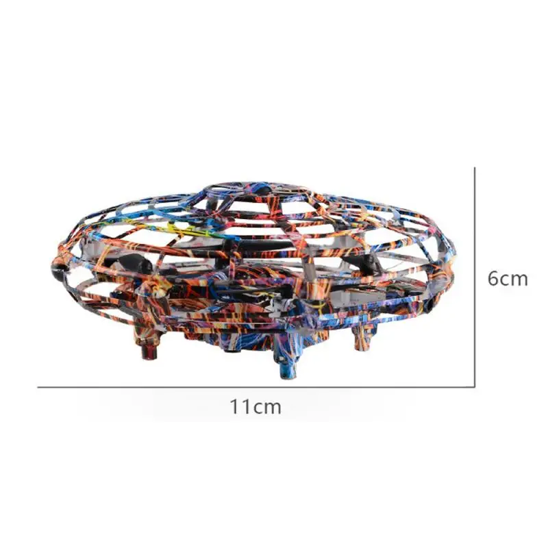 

Mini Helicopter RC UFO Drone Aircraft Hand Sensing Infrared RC Quadcopter Electric Induction Toys For Children Christmas Gift