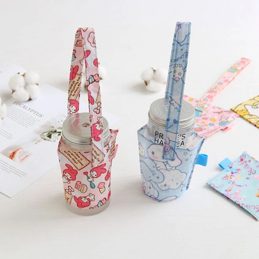 Портативный мультфильм чашки мешки на открытом воздухе молока/чая/сока/пудинг