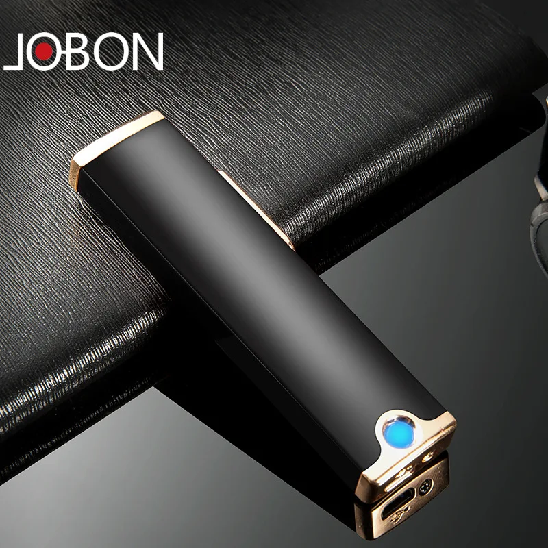 Jobon ультратонкая ветрозащитная перезаряжаемая Зажигалка креативная матовая