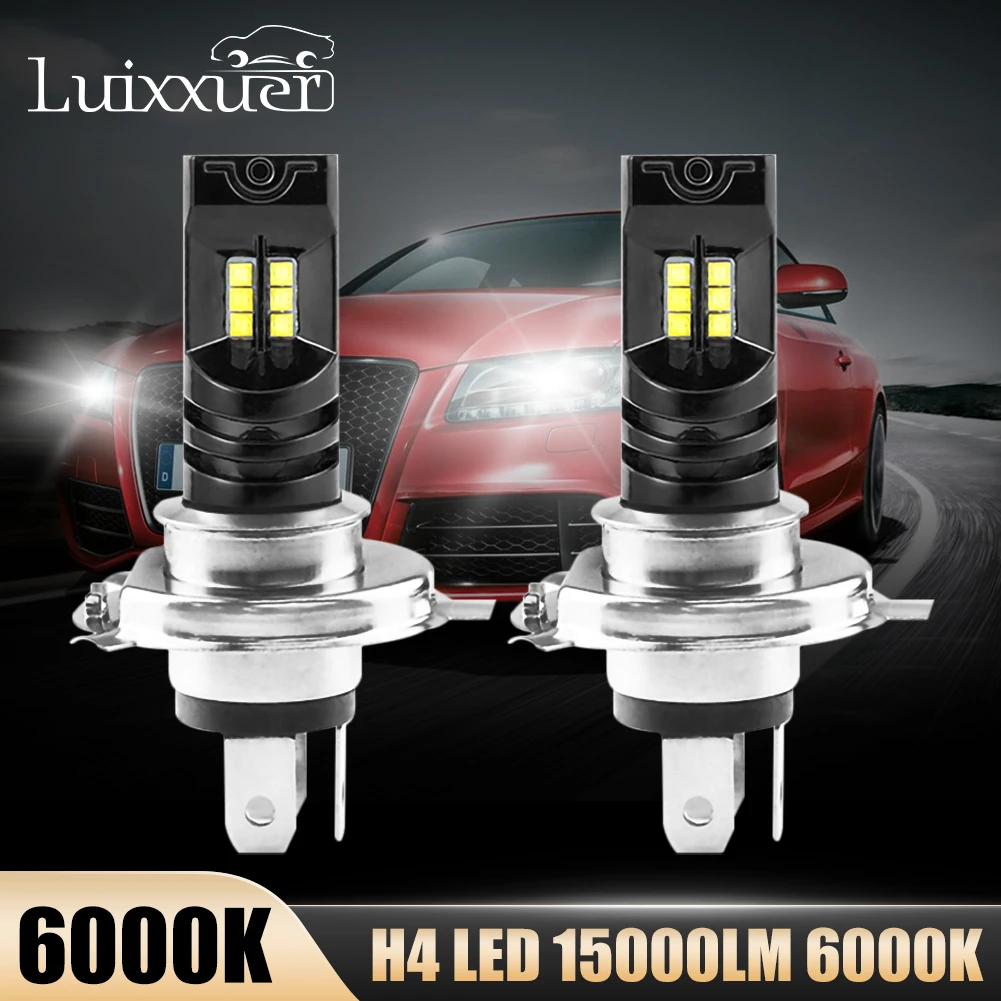 

2pcs Mini Canbus LED Lamp For Car Headlight Bulb 6000K 55W Waterproof White H4 LED Bulb Canbus Car Headlight Fog Light Lamp