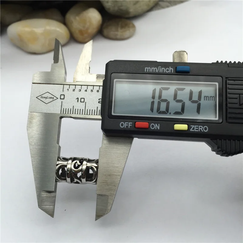 Бусины Из Нержавеющей Стали 316l с большим отверстием в европейском стиле 8 мм |