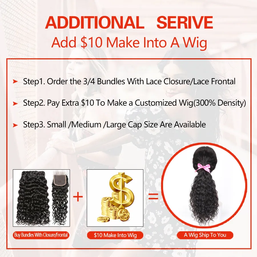 

Water Wave Bundles With Closure 5x5 Lace Closure RXY Brazilian Human Hair Weave Bundles With Closure Free Fast Shipping Remy