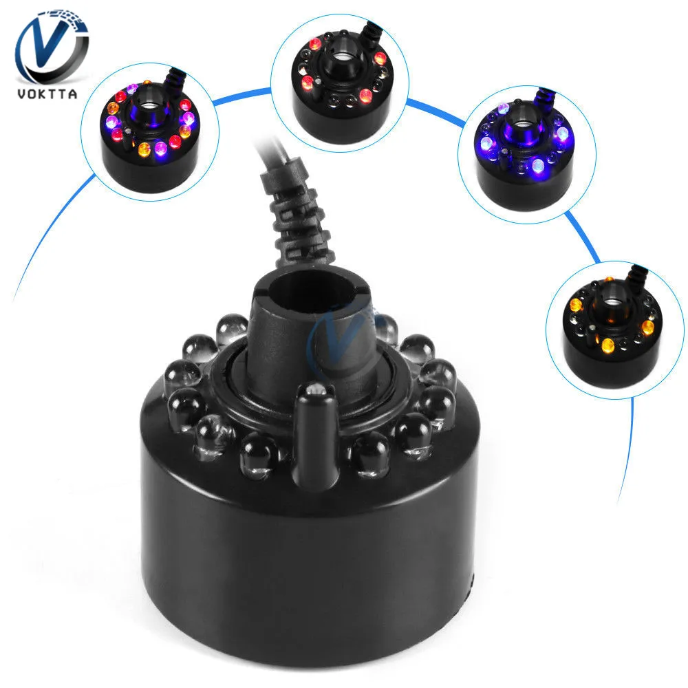 Суперультразвуковой распылитель для фонтанов и прудов 12 Светодиодный |