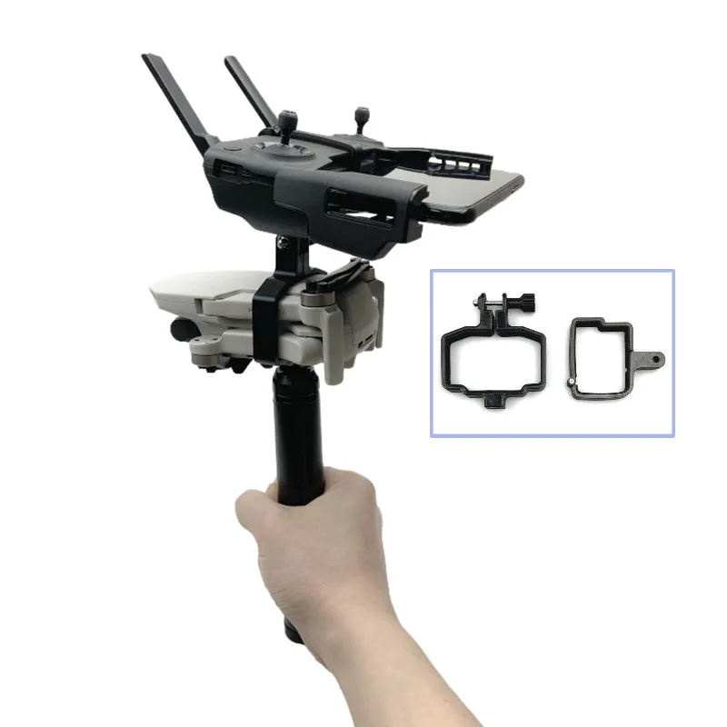 3D Printed Mavic Mini Handheld Gimbal Stabilizer Monitor Controller Tripod Holder Bracket Clip for DJI Mavic Mini Accessories