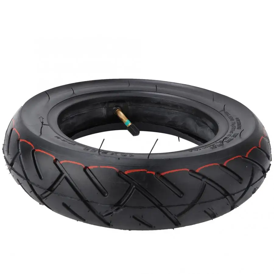 Electric Scooter Tire Inflatable 10 Inch Outer Tire& Inner Tube Set fits for Xiaomi Mijia M365 Electric Scooter e-scooter parts