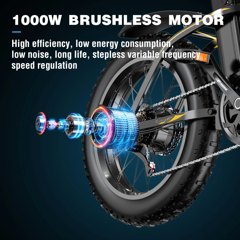 Электрический велосипед Janobike E20 48 В 1000 Вт 4 0 Ач|Электровелосипед| |