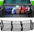 Универсальные автомобильные аксессуары, сумка для пикапов сетка для автомобильного багажника, трехмерный сетчатый карман для багажа