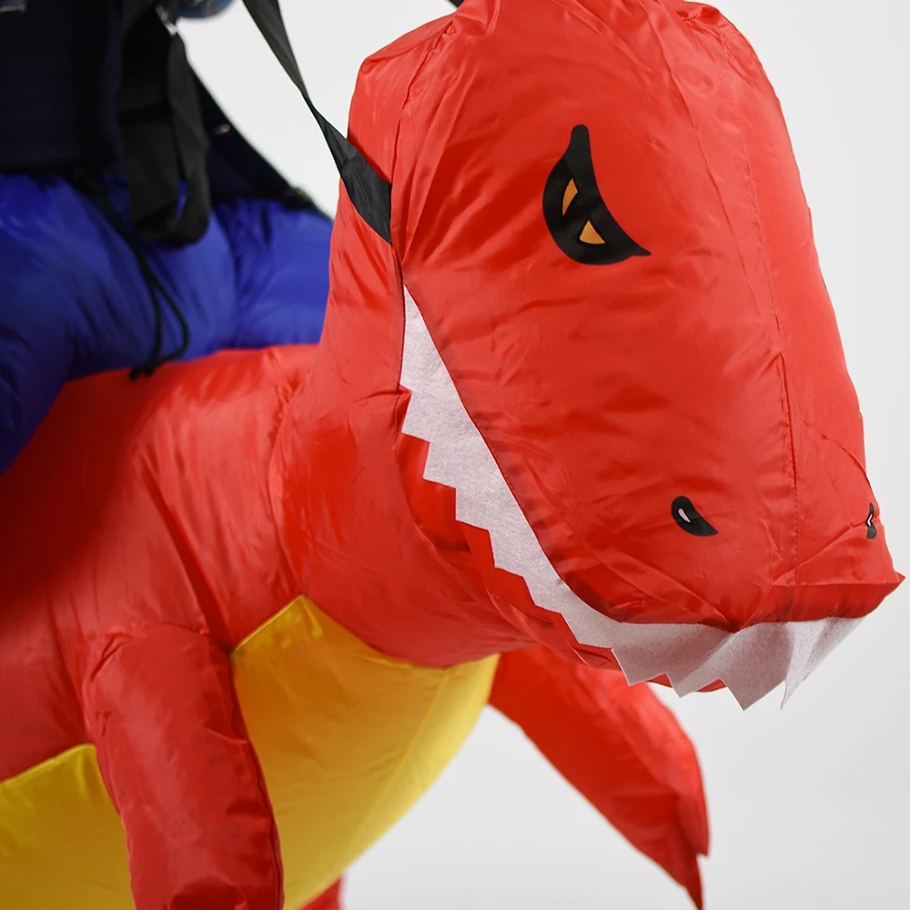 Надувной костюм динозавра для мальчиков и девочек на Хэллоуин Рождественская