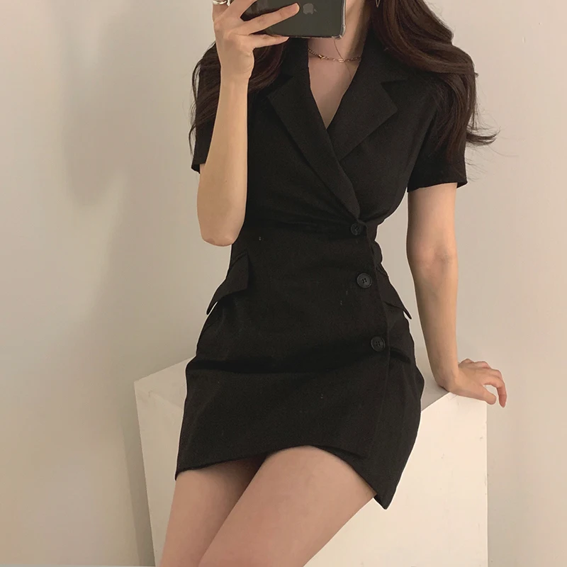 

Nightclub Bar Clothes Singer Dancer Stage Performance Costumes Jazz Dance Dress Lady Suit Design Slim Short Sleeve Wear DT2536