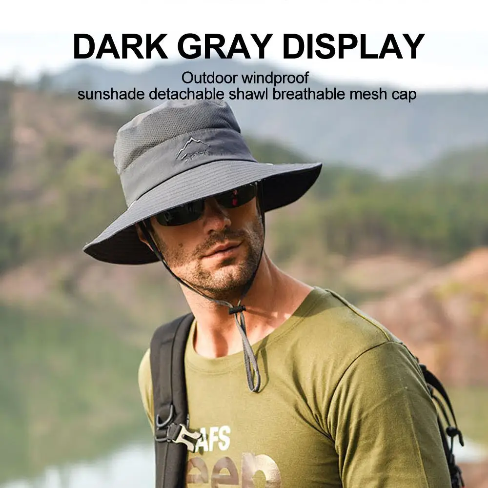 

Practical 4 Color Cotton Casual Hat Ball Cap Cooling Cap Fisherman Hat Sun Visors Apparel Sunshade Hat Durable