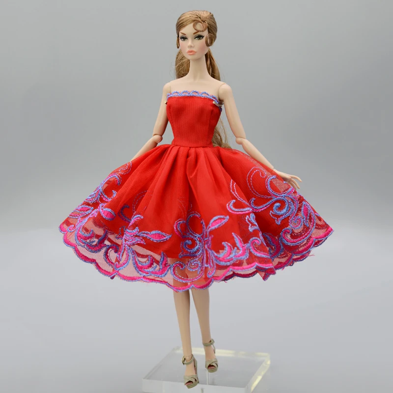 Модное балетное платье пачка для кукол Барби наряды вечерние платья Одежда