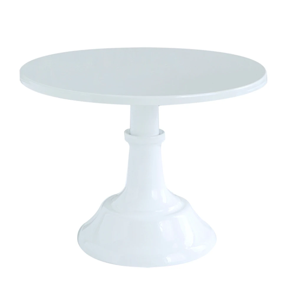 white 10 inch Transhome торт стенд 3 размера металлический кристалл стенд свадьба день рождения десерт, Макарон стойка для кексов Свадебный стенд для торта - Цвет: white 10 inch
