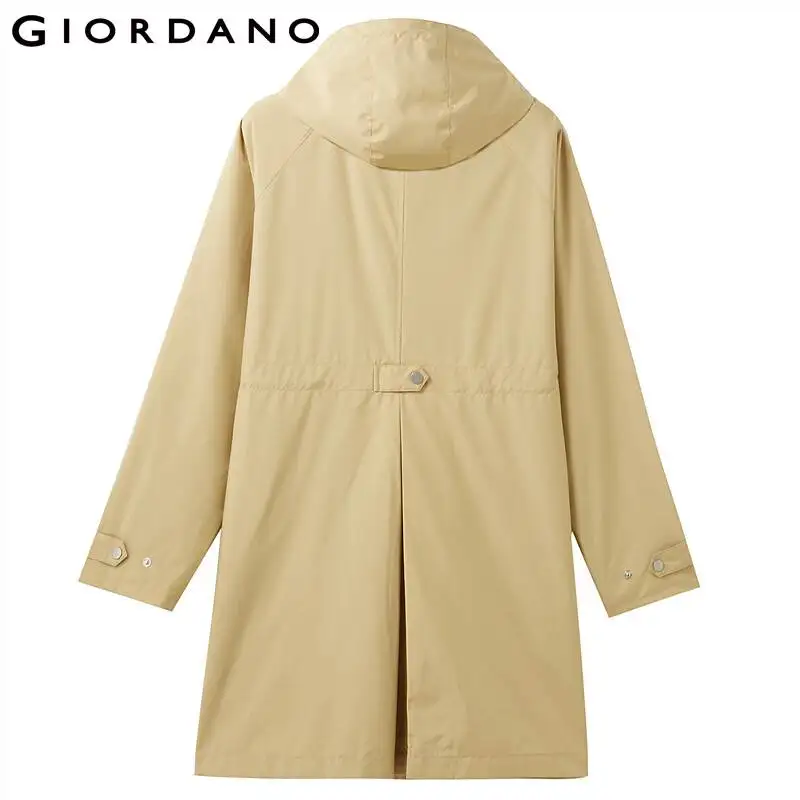 Gordano женские куртки реглан с рукавами капюшоном длинные полиэфирная молния