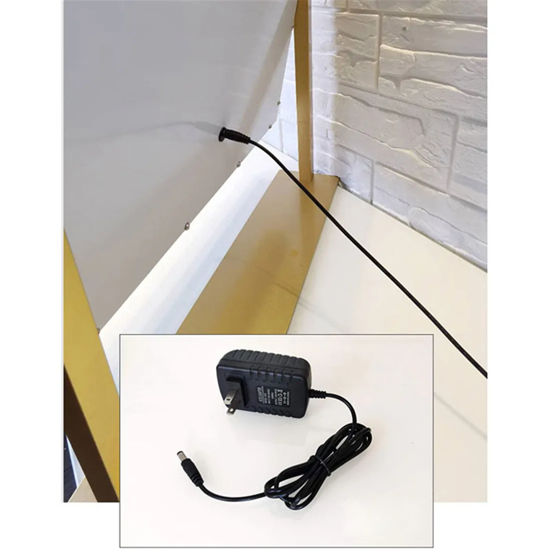 Большое зеркало для туалетного столика с подсветкой настольное макияжа