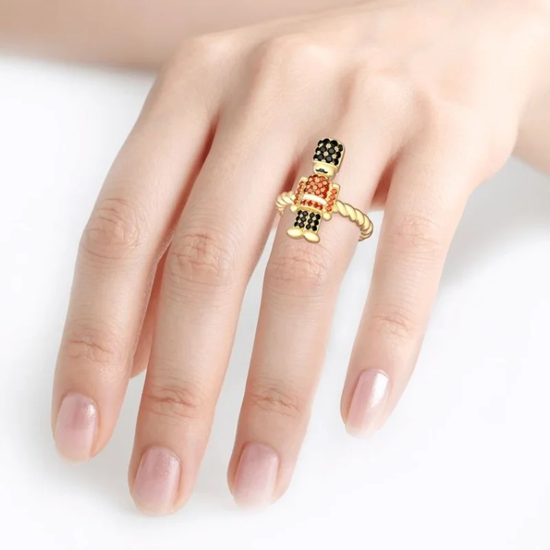 

New Fashion Simple Luxury Ladies Birthday Gift Golden Ring Jewelry Party Party Jewelry Light Luxury Ring Wholesale