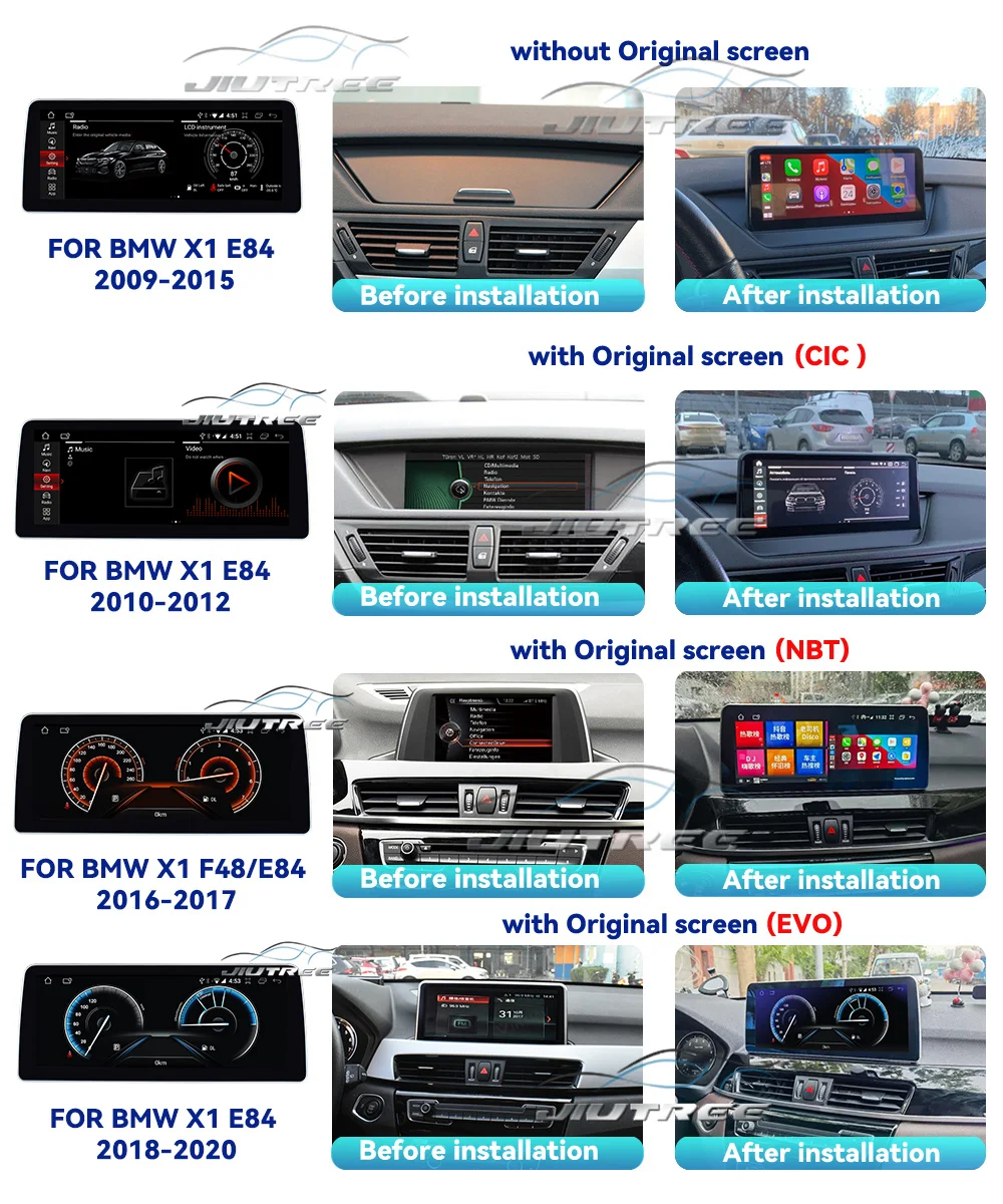Автомагнитола AHD Android 10 DVD плеер для BMW X1 F48 E84 2009 2020 блок системы NBT CIC EVO ПК навигация