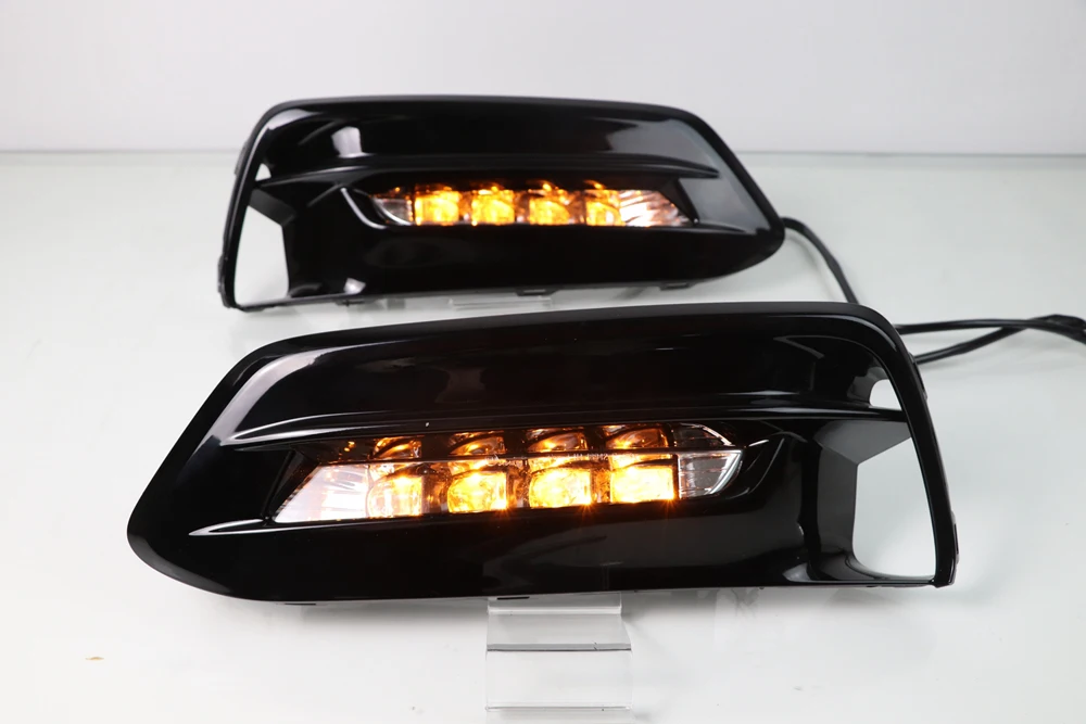 3 вида цветов LED DRL для Honda Accord 10th Generation 2018 2019 дневные ходовые огни с сигналом