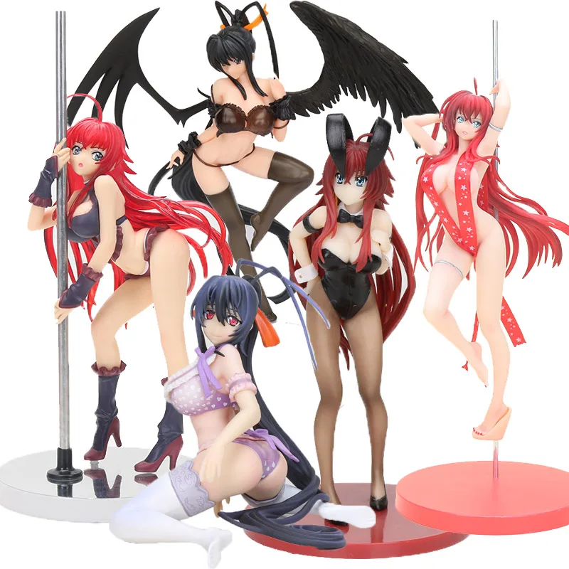 Аниме средней школы DxD Фигурка кролика девушки Rias Gremory Himejima Akeno купальники Ver. 1/12 Масштаб ПВХ фигурка модель игрушки