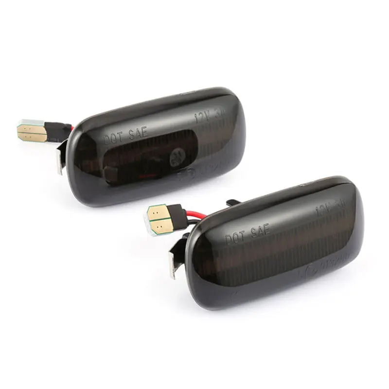 

Vehemo Dynamic Fender Turn Signal Flowing LED Side Marker Light Durable Side Light Lamp Replace Auto