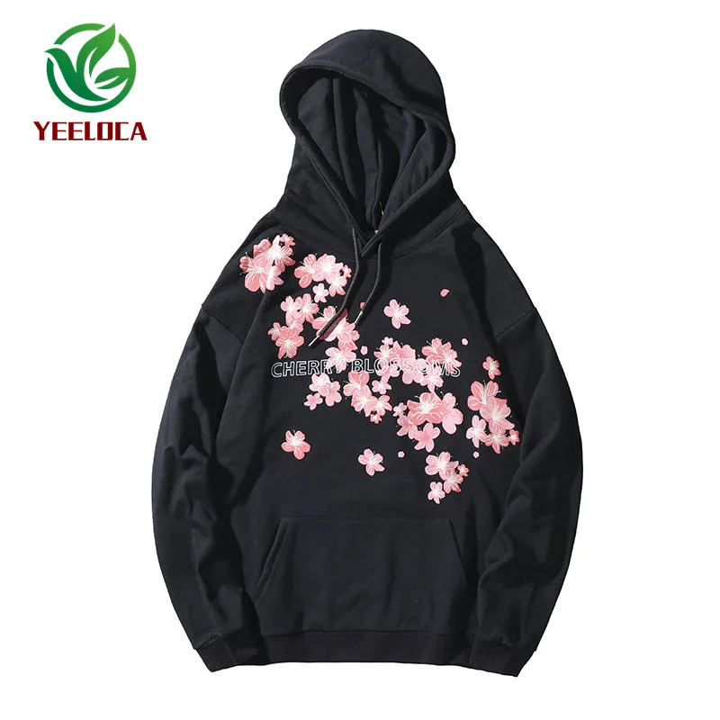 2019 дропшиппинг китайский Стиль вишневая Толстовка в Лепесток негабаритных пара