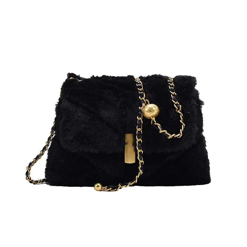 

Crossbody bags for women Bucket Bag Shoulder Bag Plush fur Retro Fashion leisure Female Designer Women Messenger Bag
