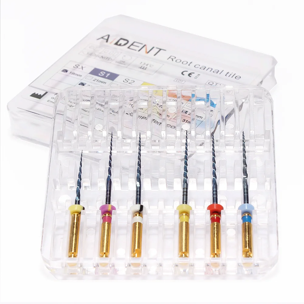 Dental Material Endodontic Needle Rotary File Endo Niti Files Use For Root Canal Cleaning Heat Activation Treatment SX-F3