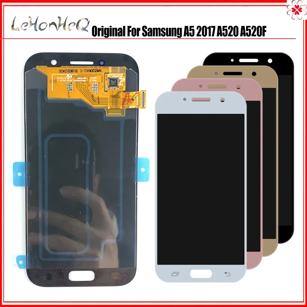 

Original LCD For Samsung Galaxy A5 2017 A520F SM-A520F A520 LCD Display Touch Screen Digitizer Assembly For Samsung A520 LCD