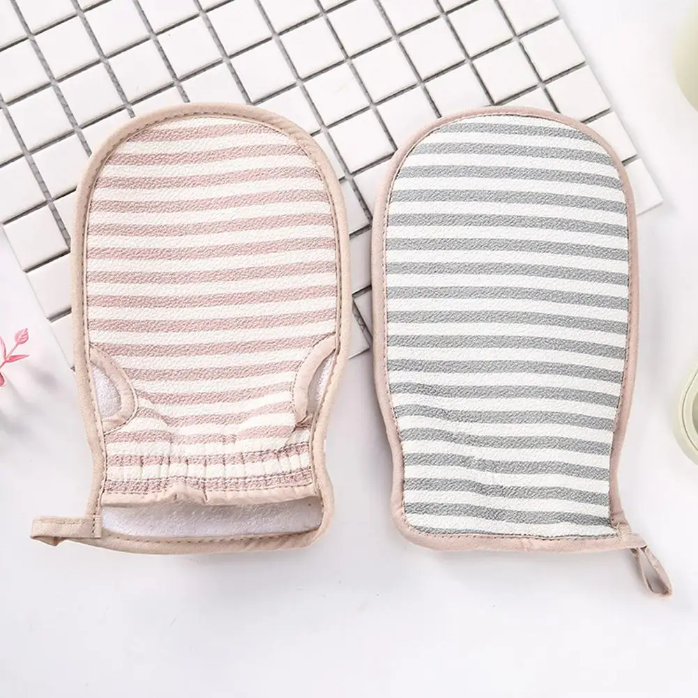 1 шт. перчатки для ванной душа отшелушивающая кожа спа массажный скраб спины