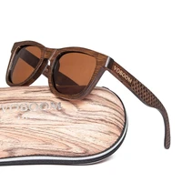 voboom bamboo wooden sunglasses men handmade polarized lenses eyewear coffee brown engraving mosaic pattern vs