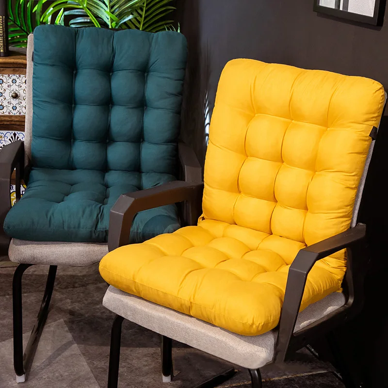 Утолщенная подушка для офисного стула Нескользящая с откидывающейся спинкой