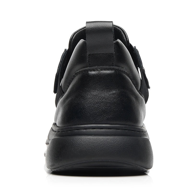 

Autumn and winter men's Zhongbang leather shoes leather Plush warm and antiskid trend leisure gaobang board shoes men's shoes