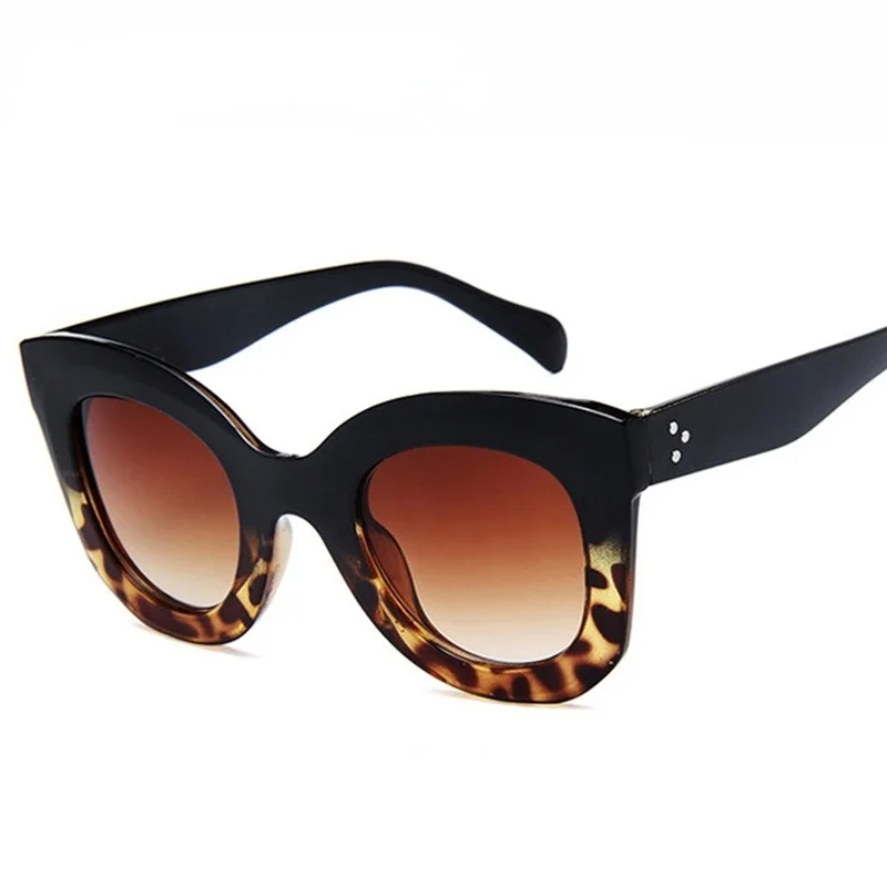 

Модные солнцезащитные очки в большой оправе модные роскошные брендовые солнцезащитные очки кошачий глаз женские индивидуальные модные бо...