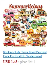 Stickers Kids Toys Laptop Motorcycle Space Unicorn Sticker Scrapbook Skateboard Graffiti Waterproof Stickers Pack 50pcs/Lot