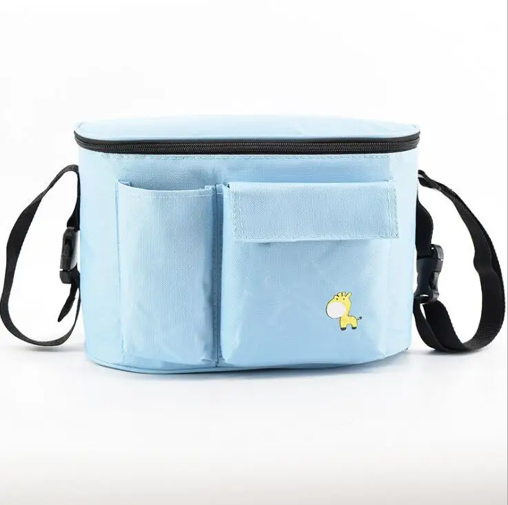 T6356Blue-A Рюкзак для детских подгузников, сумка для подгузников для мам и мам, сумка для детских колясок с USB, модный рюкзак для мам BFR001 - Цвет: T6356Blue-A