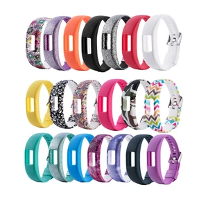 L/S 20 Colors silicone printing Replacement wrist belt Strap For Garmin Vivofit 4 Band Bracelet For 
