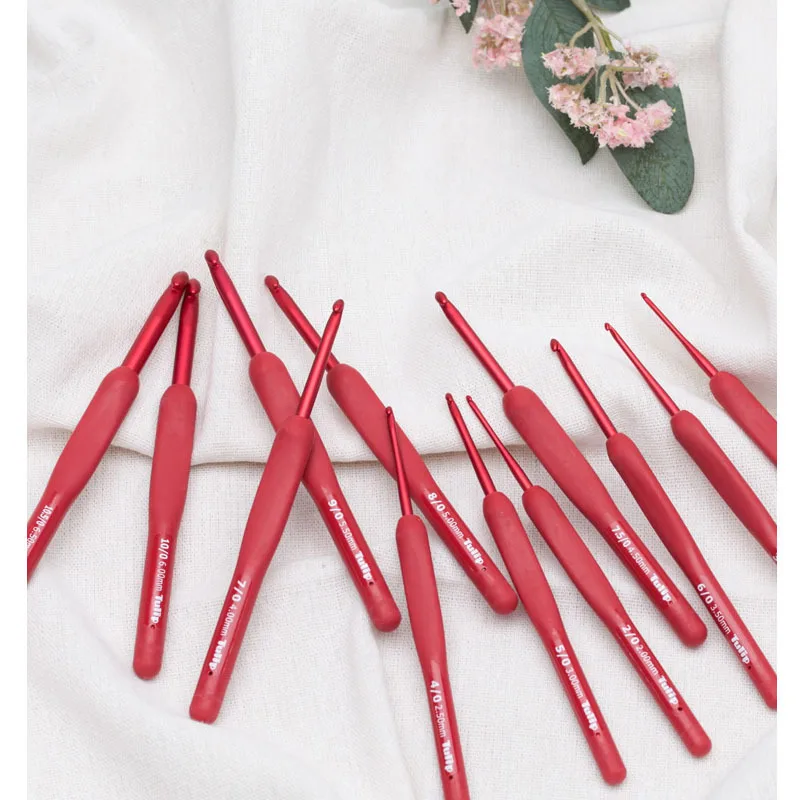 1 шт. японский тюльпан ETIMO фирменный крючок для вязания крючком из алюминиевой