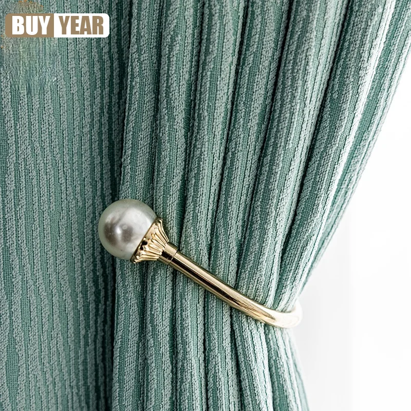 

Nordic Light Luxury Striped High-end Chenille Blackout Curtains for Living Room and Bedroom Finished Products Customization