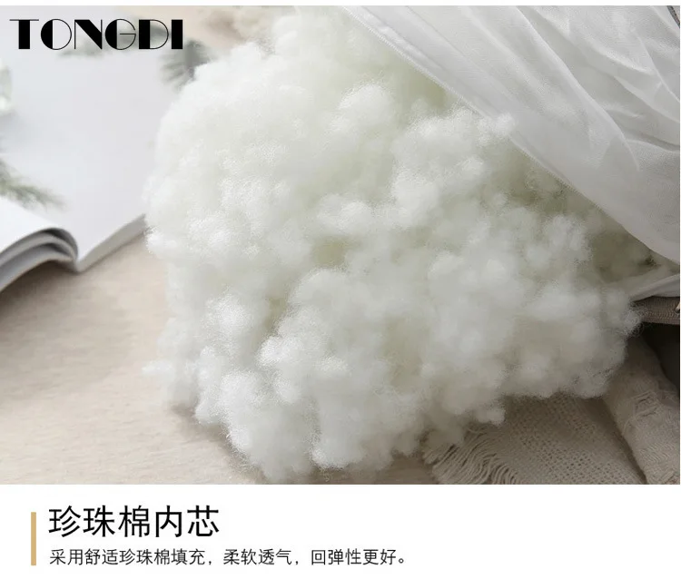 TONGDI домашняя мягкая большая подушка задняя длинная замшевая эластичная спинка