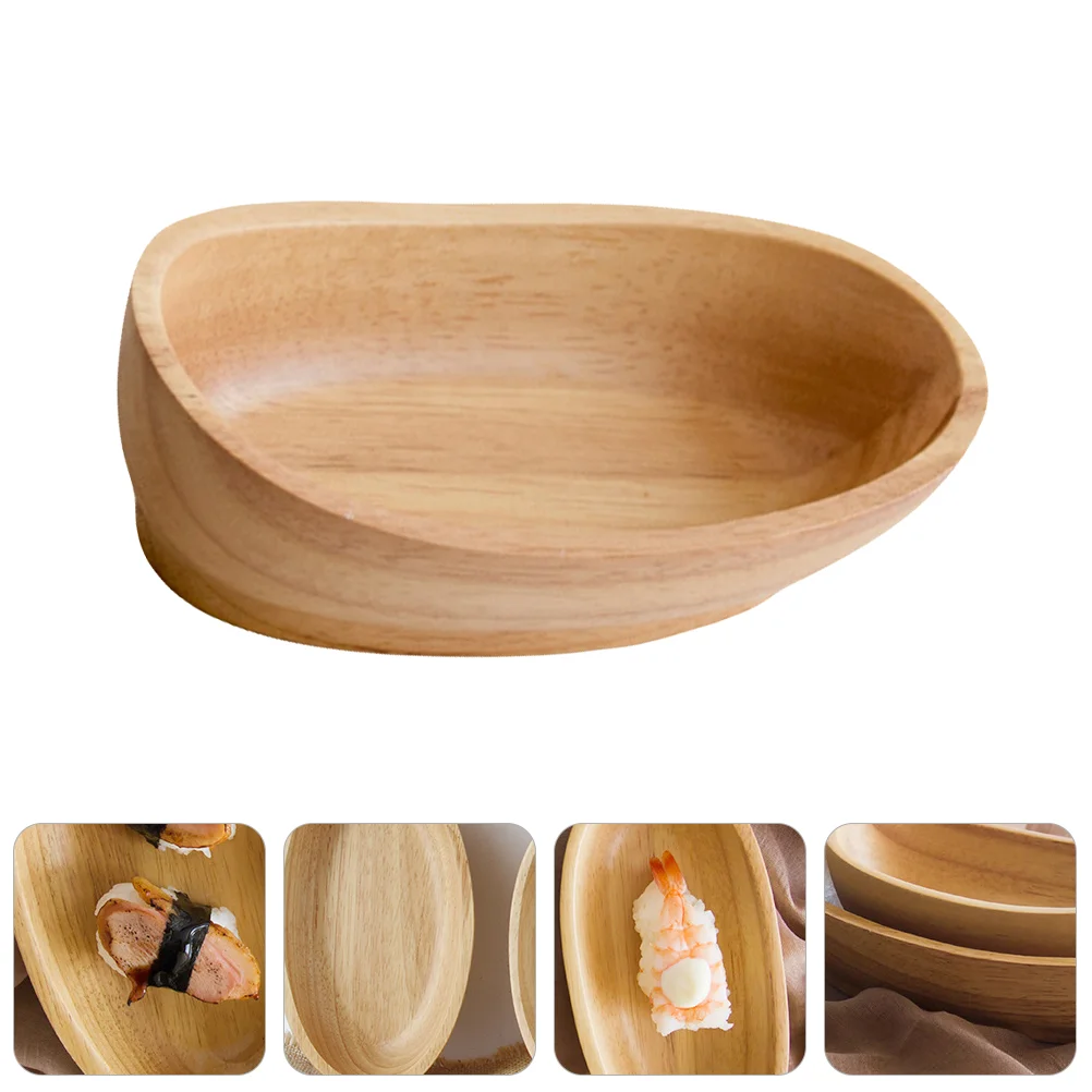 

Boat Shape Sushi Dish Practical Sushi Plate Durable Food Plate for Home