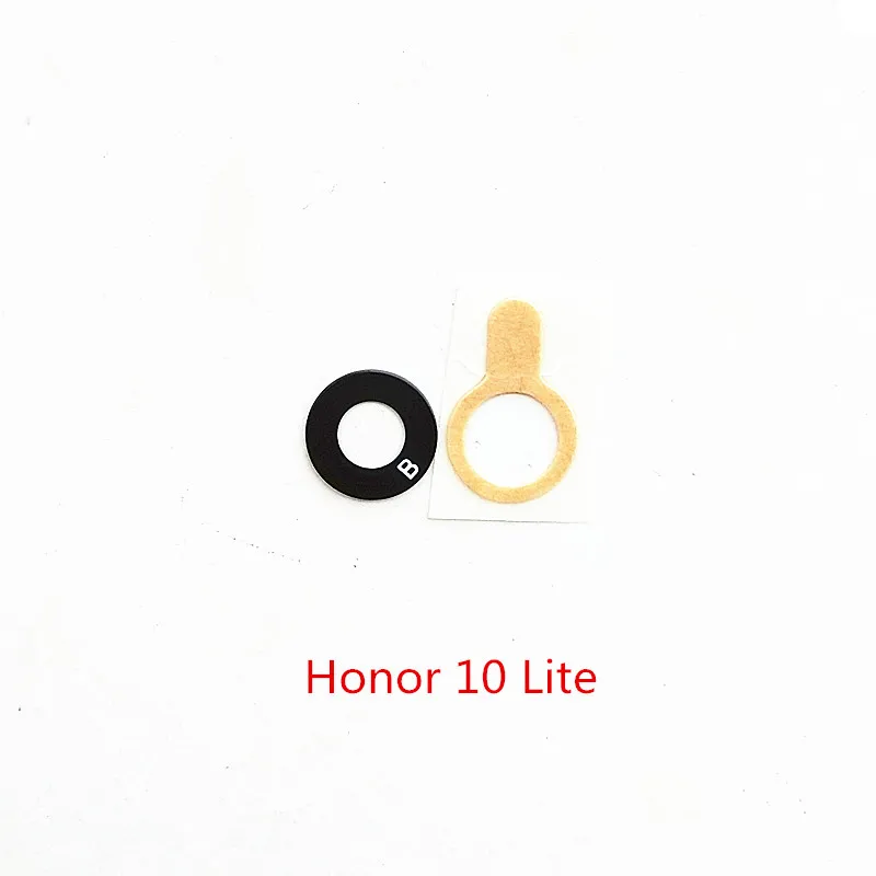 Honor 10 Lite Задний объектив задней камеры с наклейкой для huawei Honor 8A 8C 8X Max 10 9i 9x9 Lite 20i 20 Pro - Цвет: Honor 10 Lite