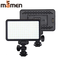 mamen pad160 led fill light 3200k6000k cri 90 lamp with ct filter stepless dimming for sony dslr camera photo video light