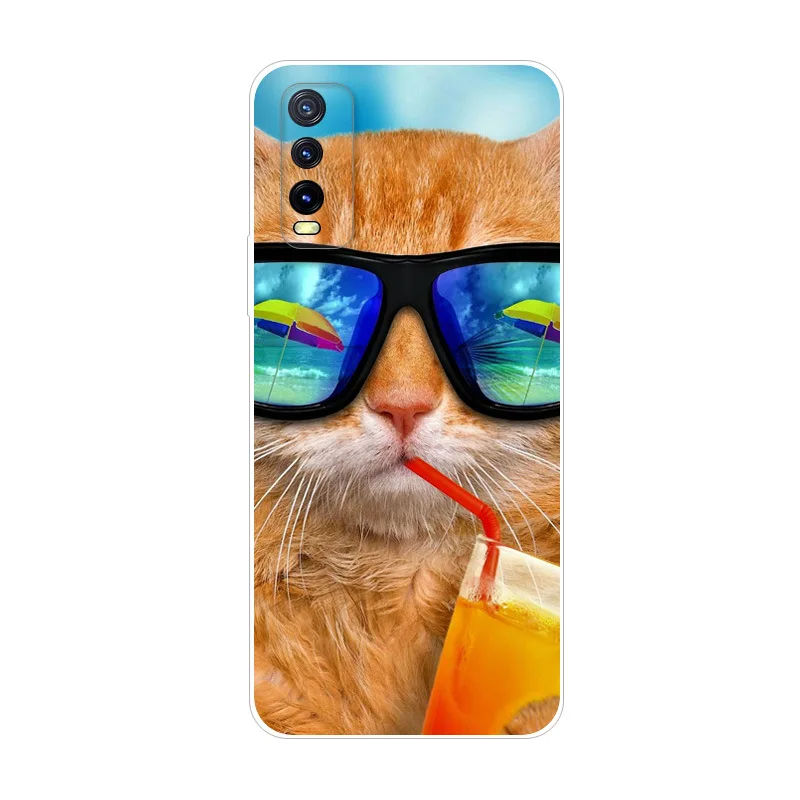 

For Vivo Y20 Case Phone Cover Soft Silicone Back Case for Vivo Y20S Y11S 2020 case for Vivo Y12S Y20i Cover bumper TPU Coque